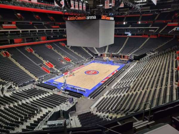 Little Caesars Arena, section: M17, row: 1, seat: 9