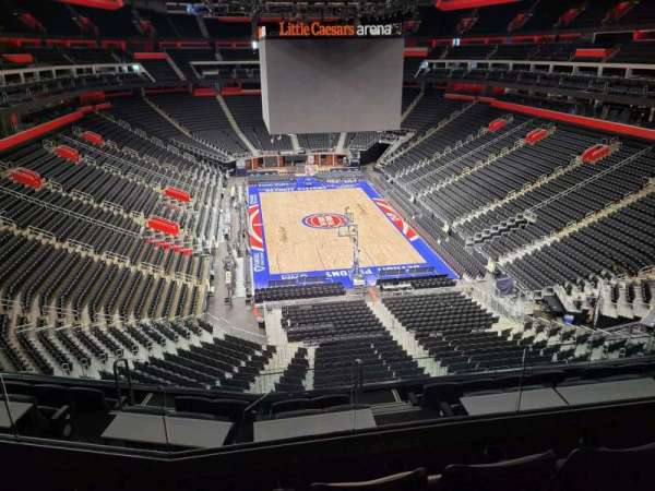 Little Caesars Arena, section: M20, row: 3, seat: 10
