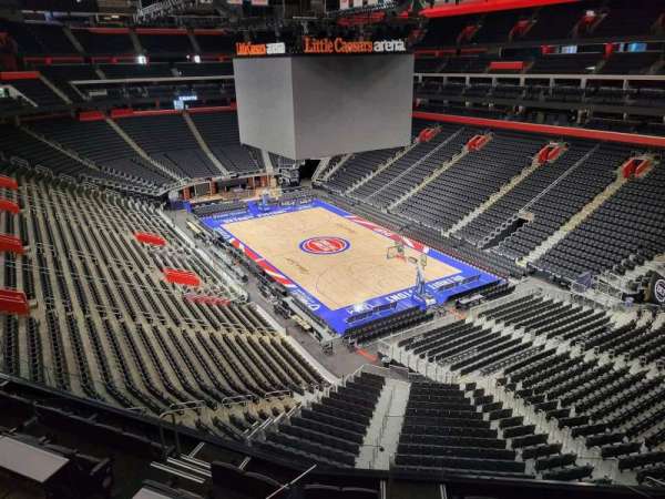 Little Caesars Arena, section: M22, row: 2, seat: 5