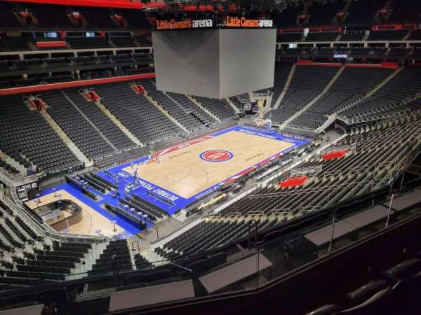 Little Caesars Arena, section: M33, row: 3, seat: 9