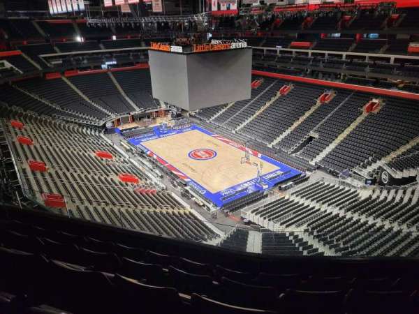 Little Caesars Arena, section: 222, row: 5, seat: 9