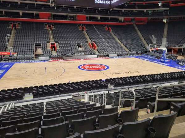 Little Caesars Arena, section: 110, row: 13, seat: 4