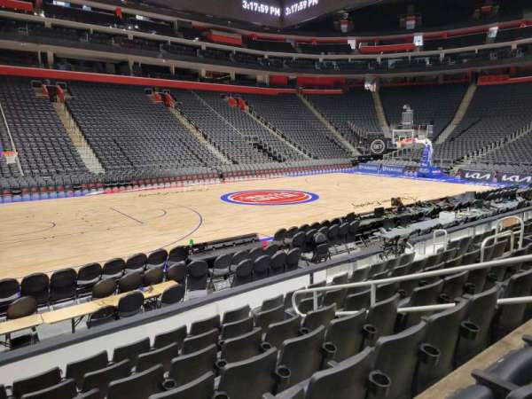 Little Caesars Arena, section: 124, row: 7, seat: 13