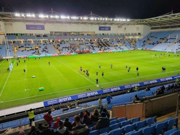Coventry Building Society Arena, section: 17, row: GG, seat: 13