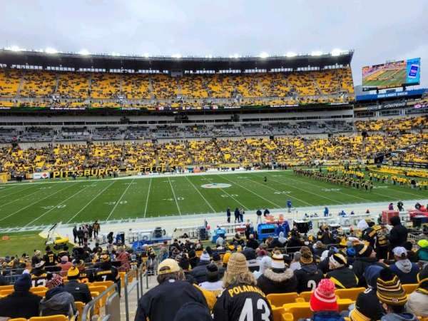 Acrisure Stadium, section: 110, row: Y, seat: 22
