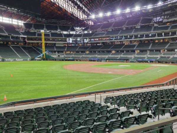 Globe Life Field, section: 2, row: 9, seat: 4