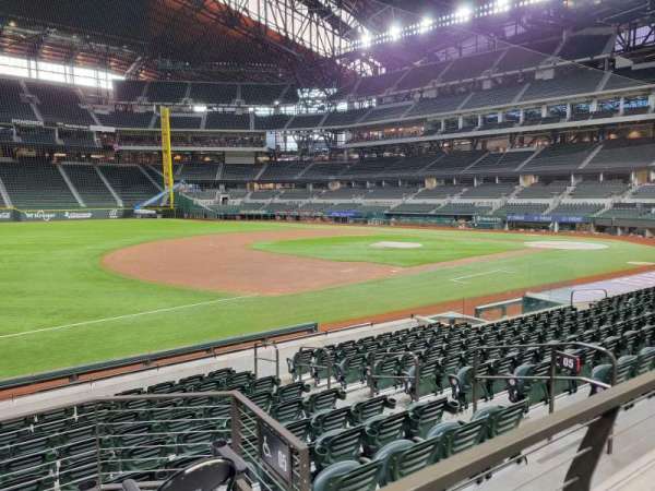 Globe Life Field, section: 5, row: 9, seat: 5