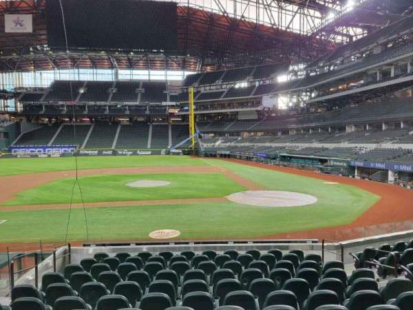 Globe Life Field, section: 10, row: 9, seat: 5