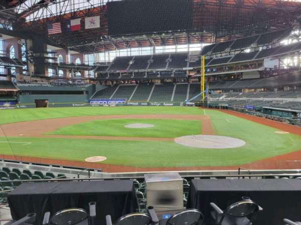 Globe Life Field, section: 11, row: 9, seat: 5