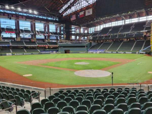 Globe Life Field, section: 13, row: 9, seat: 8