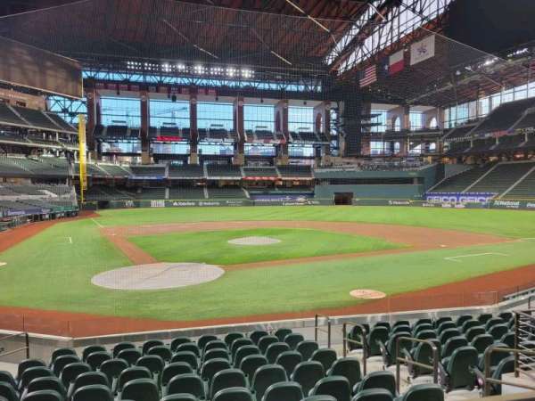 Globe Life Field, section: 15, row: 9, seat: 7