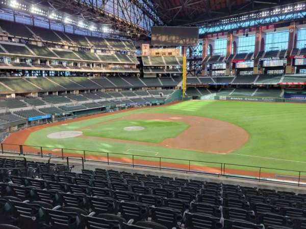 Globe Life Field, section: 121, row: 10, seat: 10