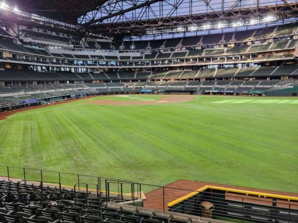 Globe Life Field, section: 132, row: 12, seat: 10