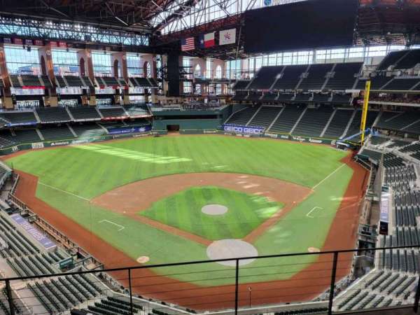 Globe Life Field, section: 216, row: 4, seat: 10