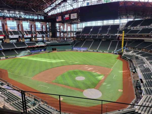 Globe Life Field, section: 215, row: 4, seat: 10