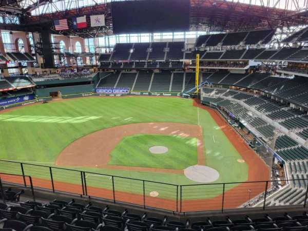Globe Life Field, section: 213, row: 7, seat: 10