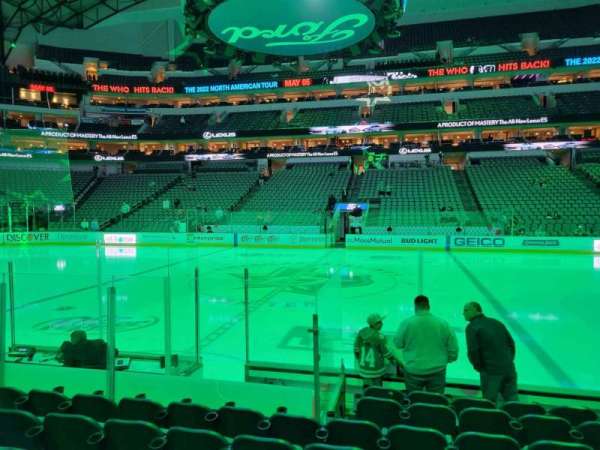 American Airlines Center, section: 106, row: h, seat: 10