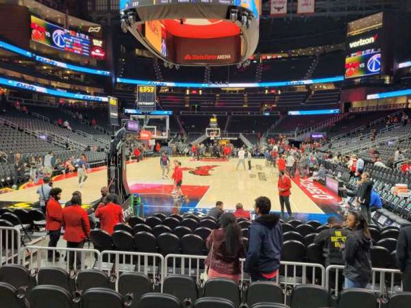 State Farm Arena, section: 102L, row: f, seat: 5