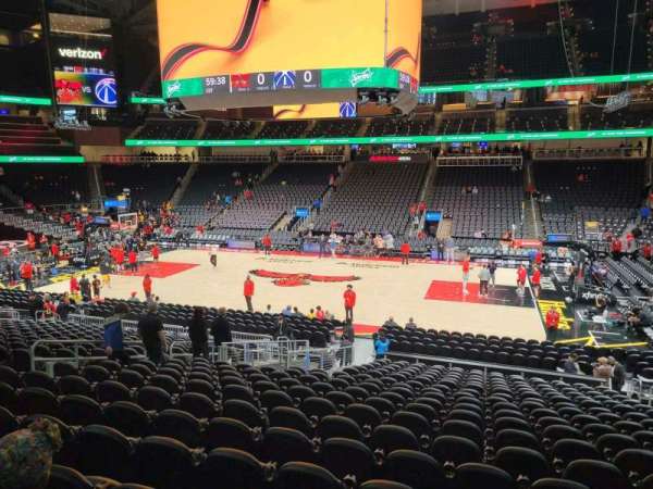 State Farm Arena, section: 107, row: u, seat: 7