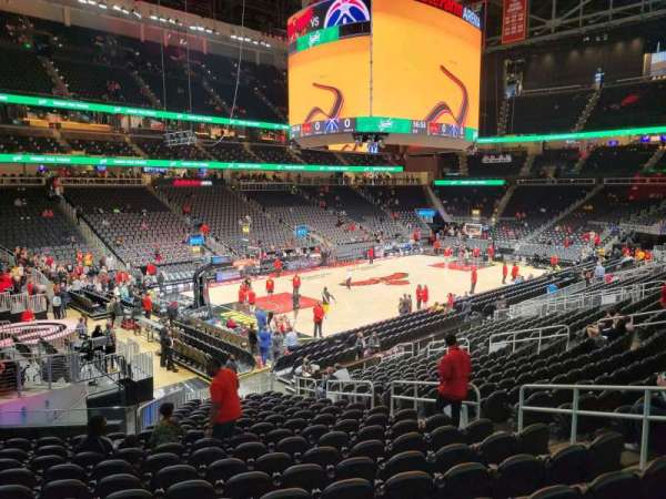 State Farm Arena, section: 111, row: v, seat: 9