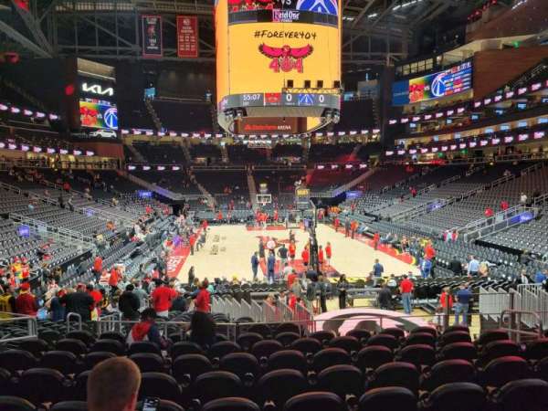 State Farm Arena, section: 114, row: j, seat: 8