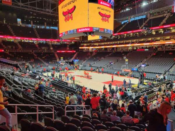 State Farm Arena, section: 116, row: q, seat: 10