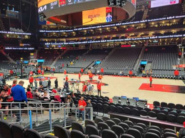 State Farm Arena, section: 118, row: jj, seat: 7