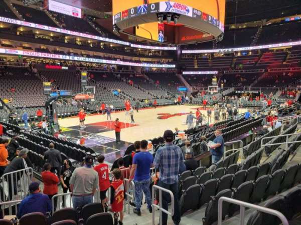 State Farm Arena, section: 122, row: h, seat: 2