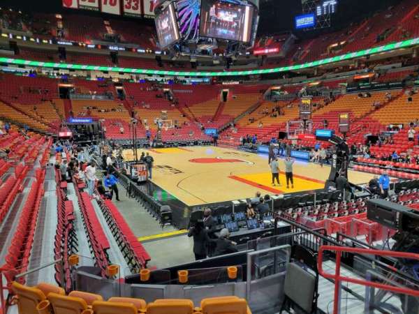 Kaseya Center, section: 114, row: 13, seat: 3