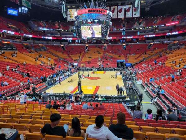Kaseya Center, section: 124, row: 24, seat: 10