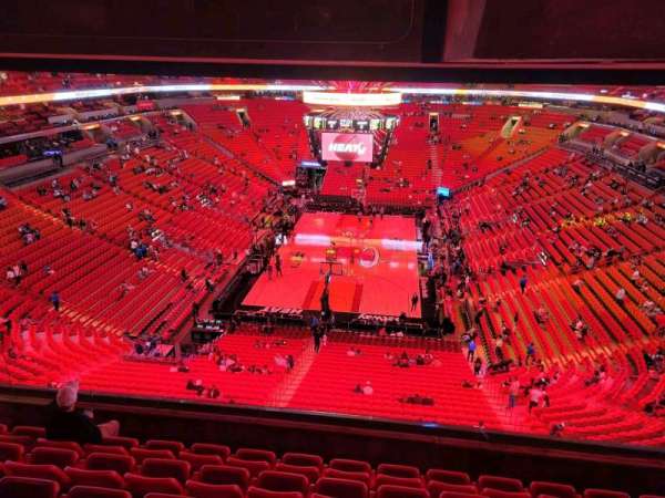 Kaseya Center, section: 316, row: 6, seat: 10