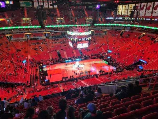 Kaseya Center, section: 326, row: 14, seat: 10