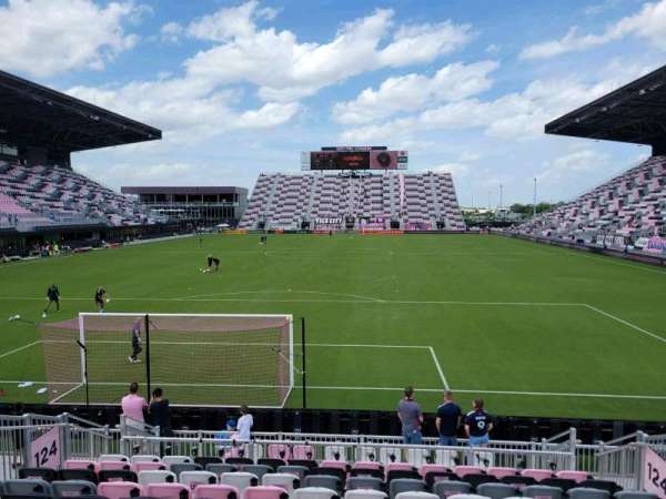 Chase Stadium, section: 124, row: 10, seat: 10