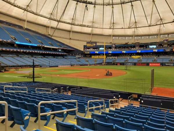 Tropicana Field, section: 126, row: t, seat: 5