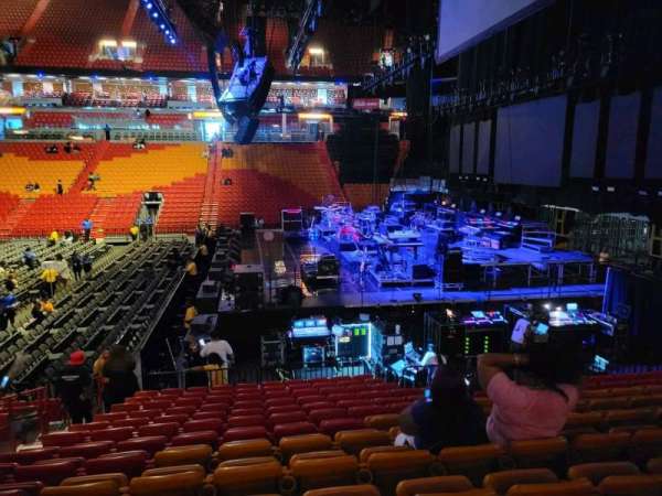 Kaseya Center, section: 105, row: 16, seat: 16