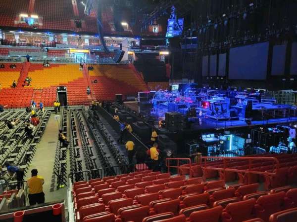 Kaseya Center, section: 106, row: 14, seat: 7