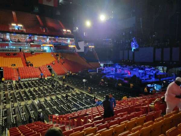 Kaseya Center, section: 107, row: 17, seat: 11