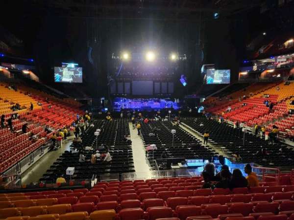Kaseya Center, section: 113, row: 22, seat: 10