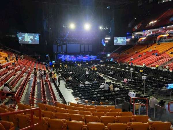 Kaseya Center, section: 114, row: 17, seat: 7