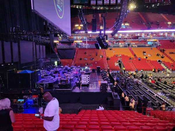 Kaseya Center, section: 120, row: 18, seat: 8