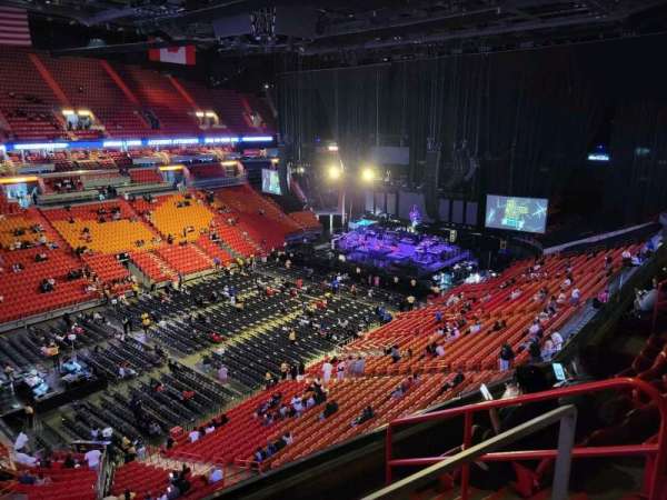 Kaseya Center, section: 312, row: 5, seat: 2
