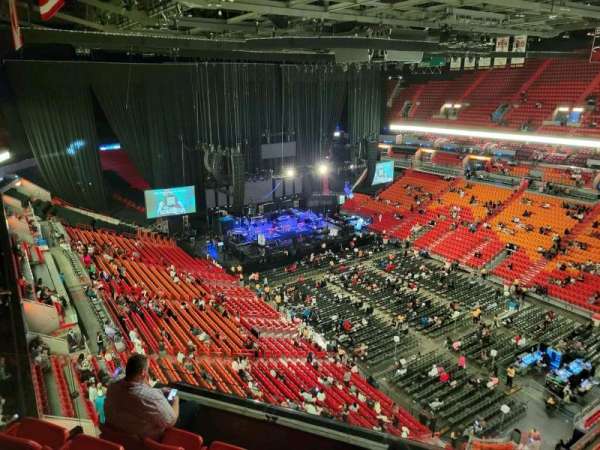 Kaseya Center, section: 420, row: 5, seat: 1