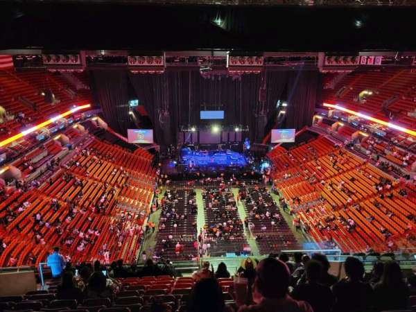 Kaseya Center, section: 416, row: 14, seat: 10