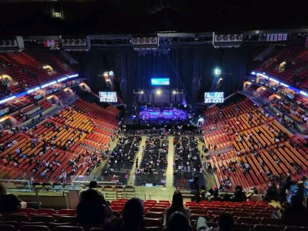 Kaseya Center, section: 415, row: 14, seat: 11