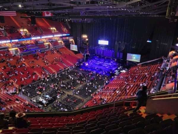 Kaseya Center, section: 412, row: 10, seat: 10