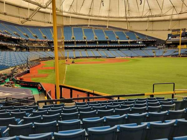 Tropicana Field, section: 140, row: bb, seat: 10
