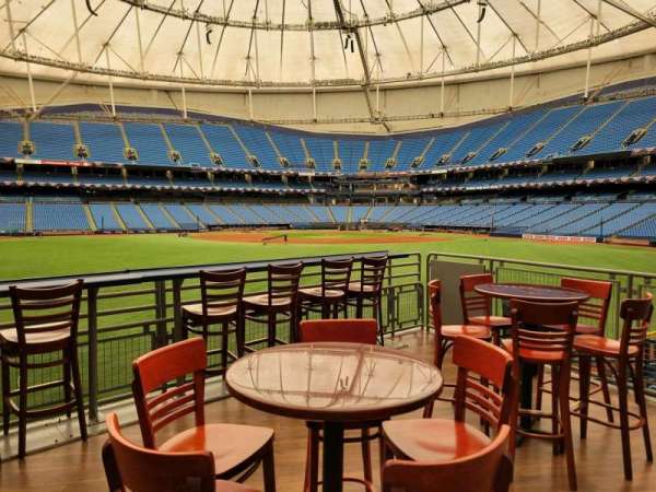 Tropicana Field, section: center field deck