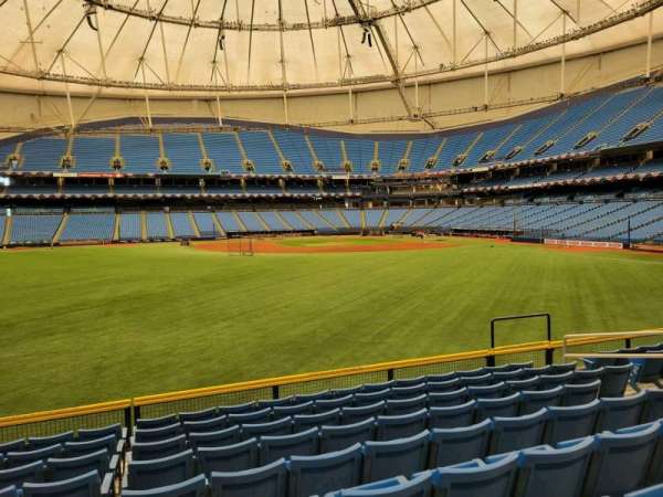 Tropicana Field, section: 147, row: bb, seat: 10