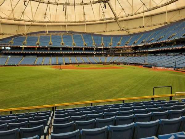Tropicana Field, section: 145, row: bb, seat: 10