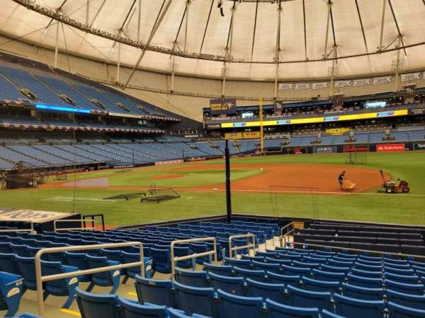 Tropicana Field, section: 122, row: t, seat: 6